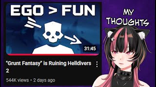 My Thoughts on OhDough’s “Grunt Fantasy” Video | Helldivers 2