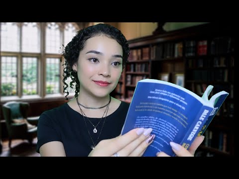 ASMR BIBLIOTECÁRIA 📖 É hoje que vc dorme na Biblioteca 😴