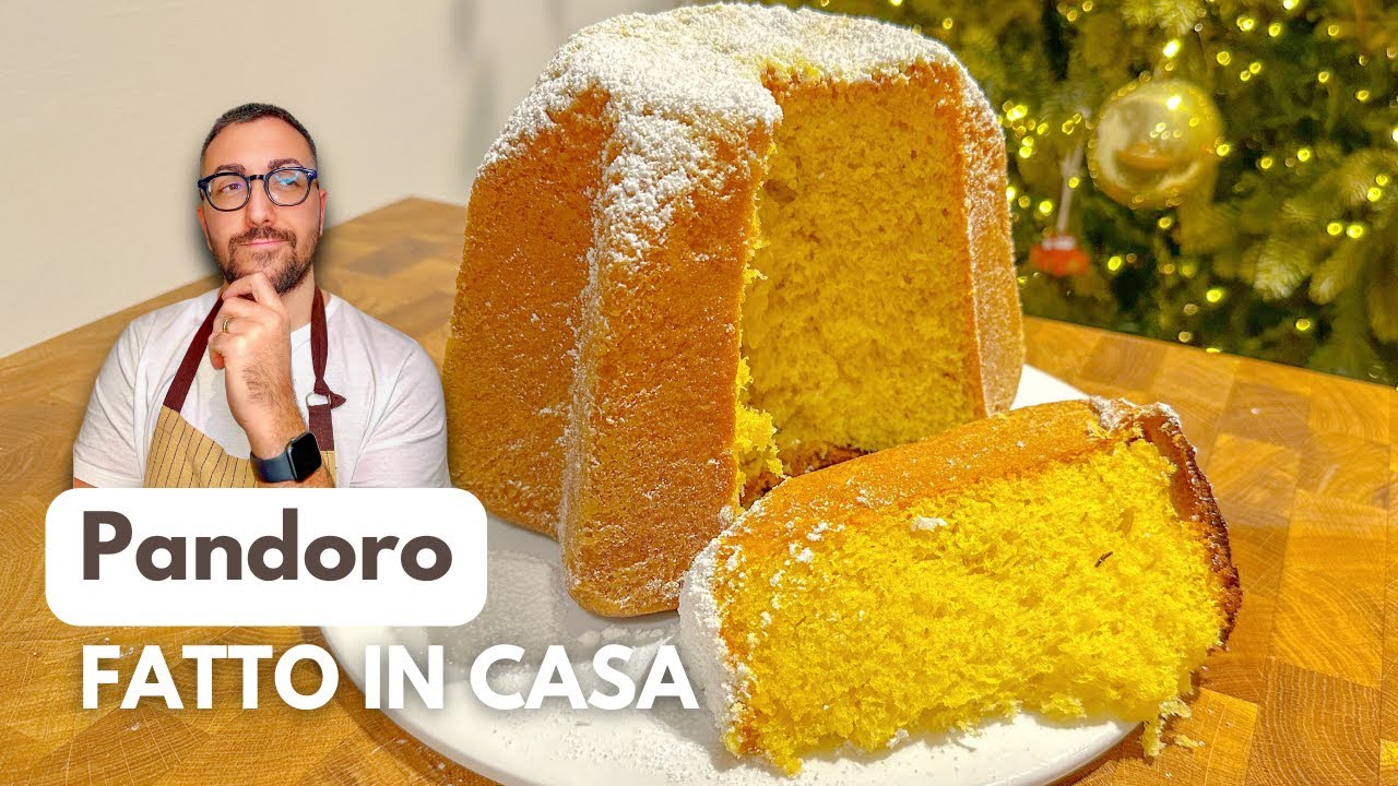 Pandoro fatto in casa, con lievito di birra