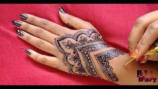 Black Cone Easy Arabic Mehndi Design For Eid 2019 Henna Design Be You And Beauty
