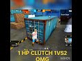 I DID 1 HP CLUTCH 1VS2 IN LONE WOLF RANK OMG . HACKER LEVEL ONETAPS AND RAISTAR MOVEMENT