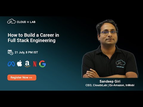 Live Webinar on How to build a career in Software Engineering | CloudxLab