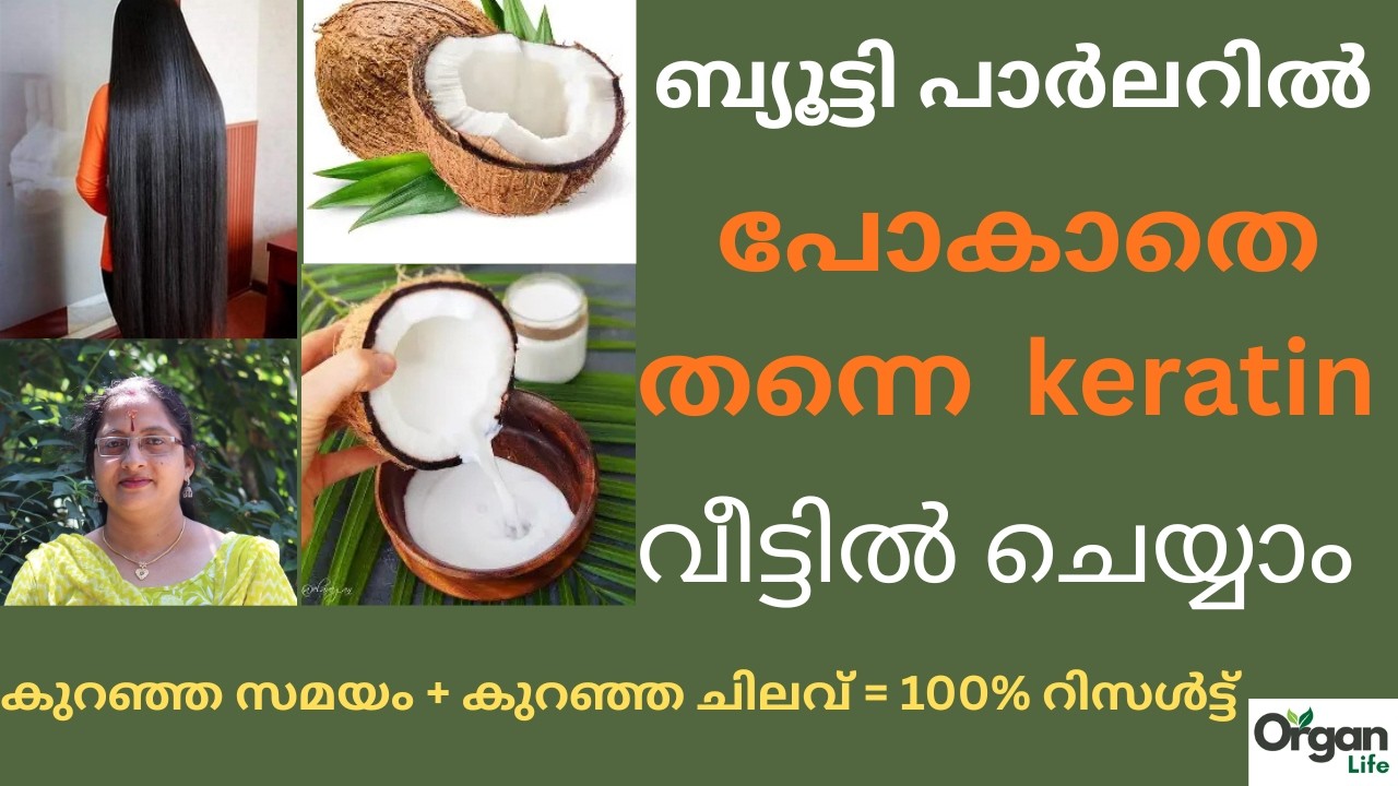 ഇനി മുടി സിൽക്കിയും സ്മൂത്തും ആക്കാം വീട്ടിൽ തന്നെ |ORGANLIFE |Hair care