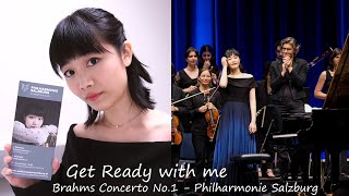 Emotional...Get ready with me: 1st time performing Brahms Piano Concerto No.1 | Tiffany Vlogs #167