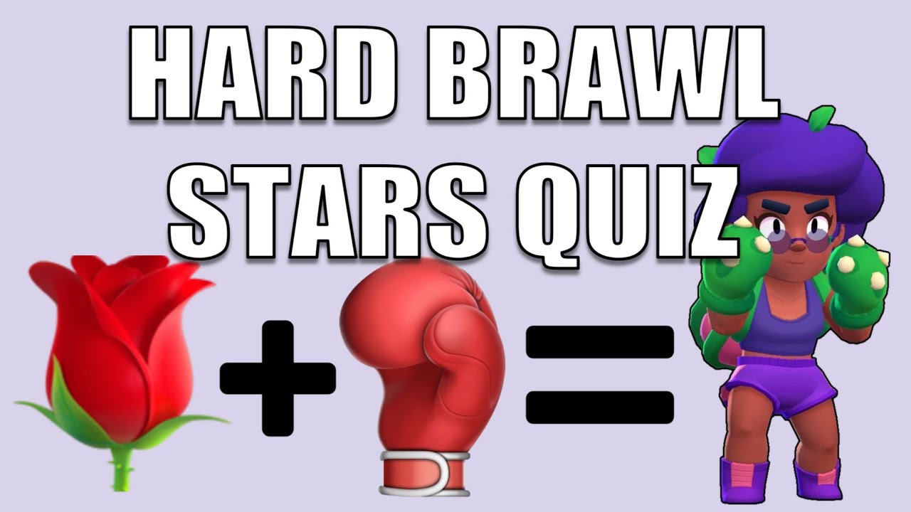 Guess The Brawler Quiz | Hard Brawl Stars Quiz - YouTube