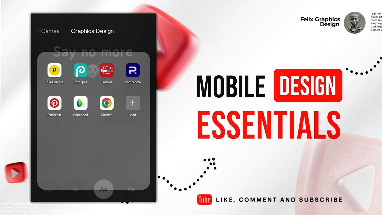 📱 Mobile Design Essentials || Pixellab Tutorial - YouTube