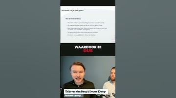 De Belangrijkste Videolessen in 60 Sec