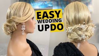 Amazing Easier Than It Looks Wedding Updo | Weddings, Bridesmaids, Prom, Party Updo Hairstyles