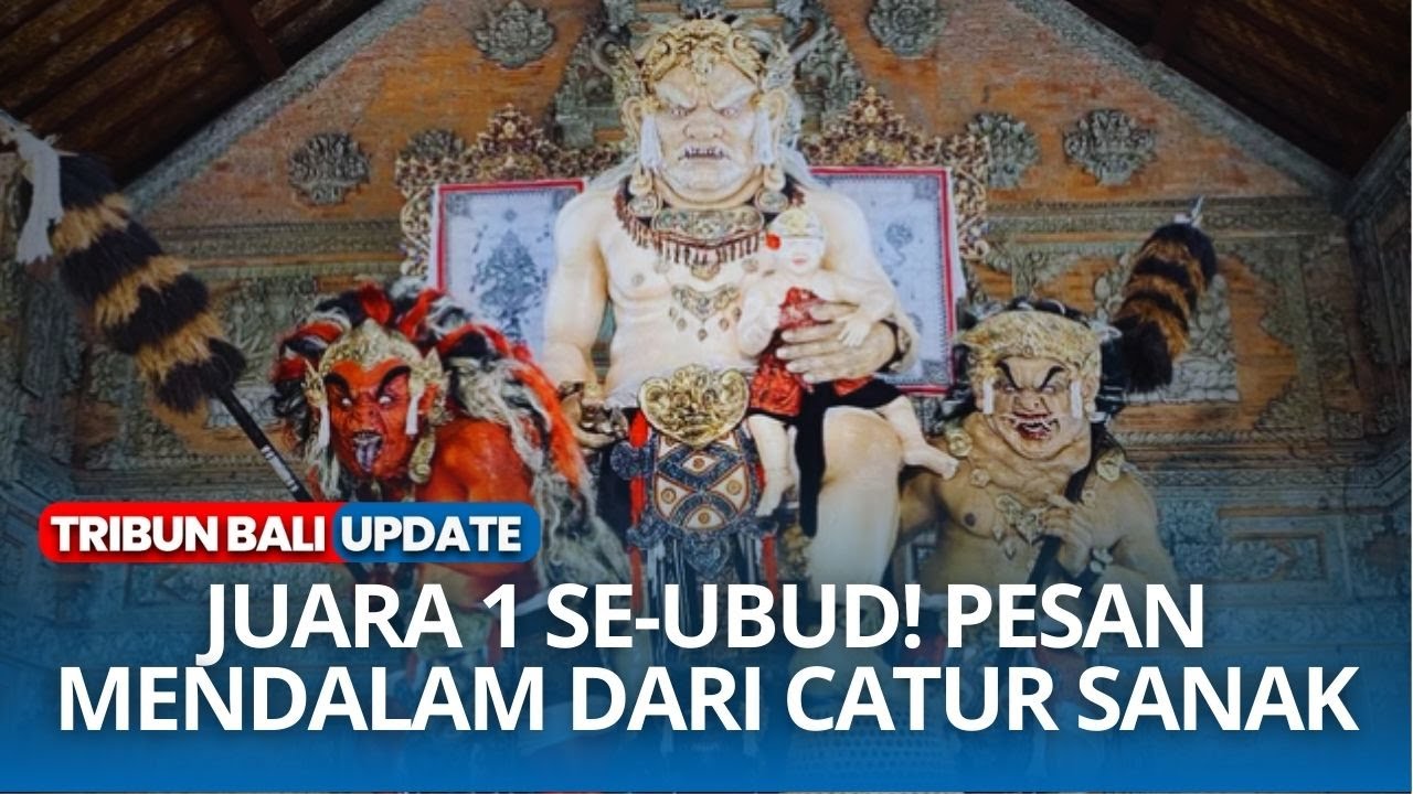 STT Pandawa Br. Tarukan: Juara 1 Ogoh-Ogoh se-Ubud, Bawakan Pesan Mendalam dari Catur Sanak