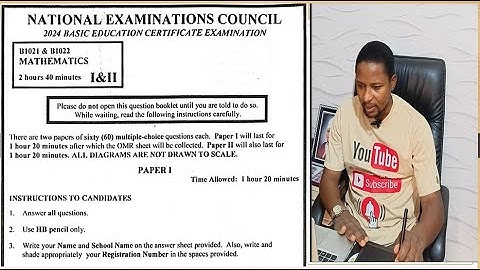 2024 BECE (JUNIOR WAEC) PAPER 1 QUESTIIONS AND ANSWERS 1 - 30