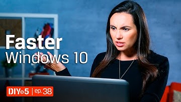 How to Speed Windows 10, Vol 2 💻 DIY in 5 Ep 38
