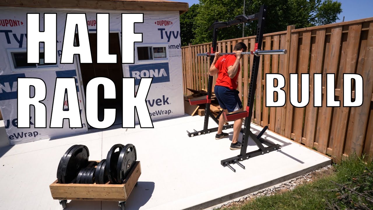 Sarkis Fitness - Half Rack Build AmStaff TP007 Half Rack System - YouTube