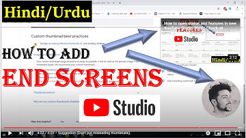 How to add End Screens to YouTube video 2020 | how to enable end screen Annotations YouTube Studio