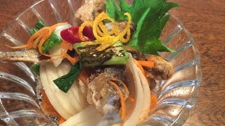 「小鯵南蛮漬け」作り方