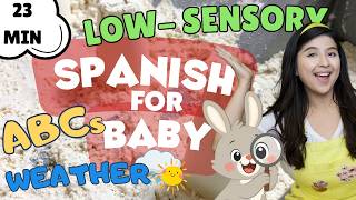 ABCs/Weather- Spanish for Baby 0-2-Ms. Aimee Littles-Low Sensory @LittlesBilingualBuddies 