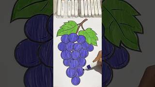 Grapes art #coloring #drawing #painting