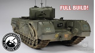 I BUILT A MODEL FOR THE TANK MUSEUM!!! AFV Club 1/35 Churchill MK VI Tank Model, Full Build.