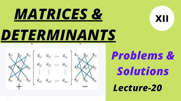 Matrices & Determinants L20 || Class-12 || CHSE || Exercise-5 (b) Q. No. 6 to 8 ||