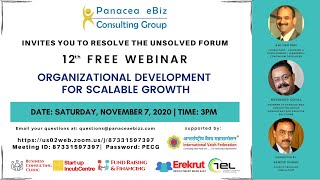 Webinar 12 - Organisation Development For Scalable Growth - Panacea eBiz Consulting Group