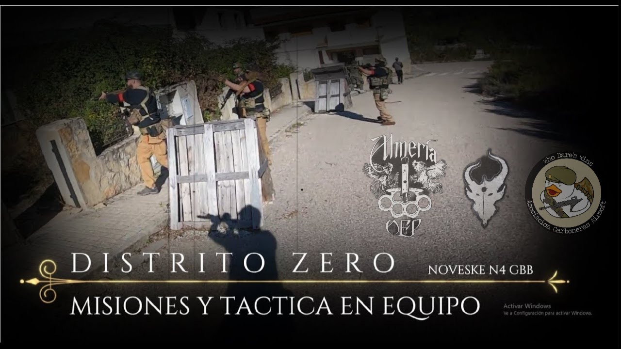 DOMINANDO EN DISTRIZO ZERO - TACTICA Y MISIONES EN EQUIPO CON EXITO - AIRSOFT GAMEPLAY REALISTA