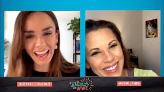 quetzalli bulnes with Mickie James exclusive interview #elbrunchdewwe