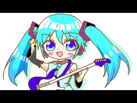 【ボカロ】初音ミク描いてみた!!【メイキング】