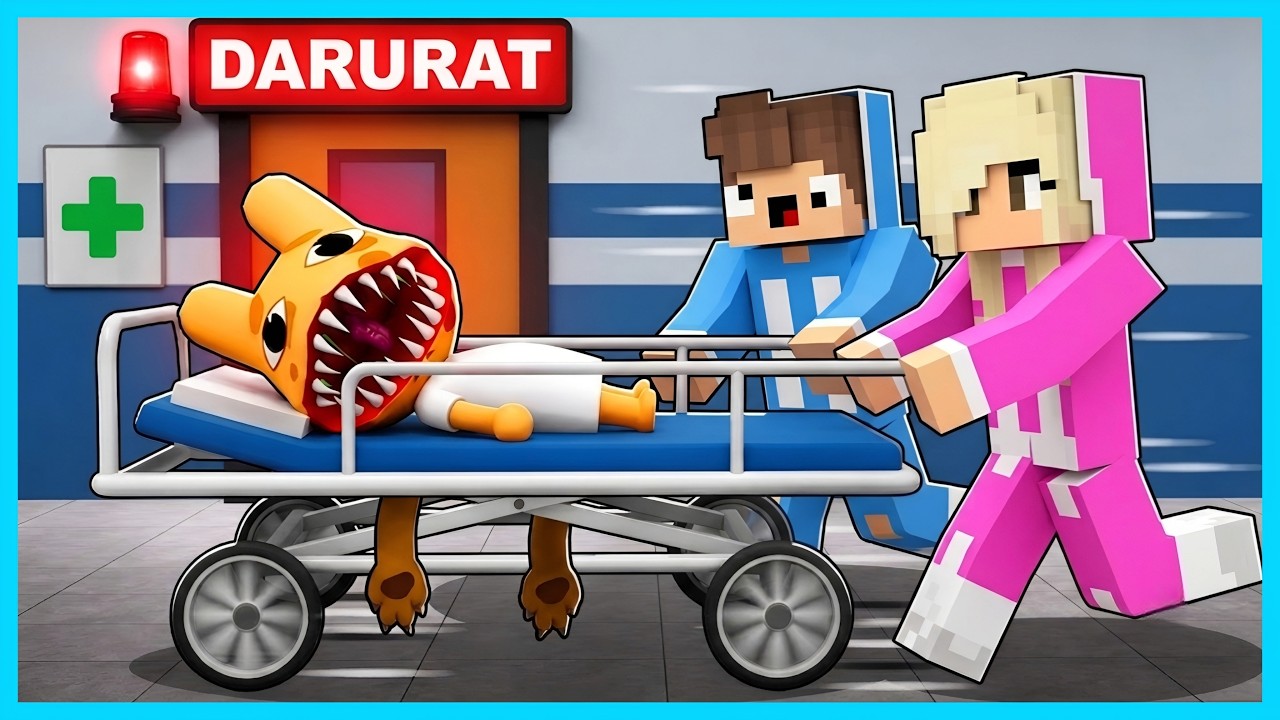 MIPAN & ZUZUZU BEKERJA 24 JAM DI ANIMAL HOSPITAL MINECRAFT!