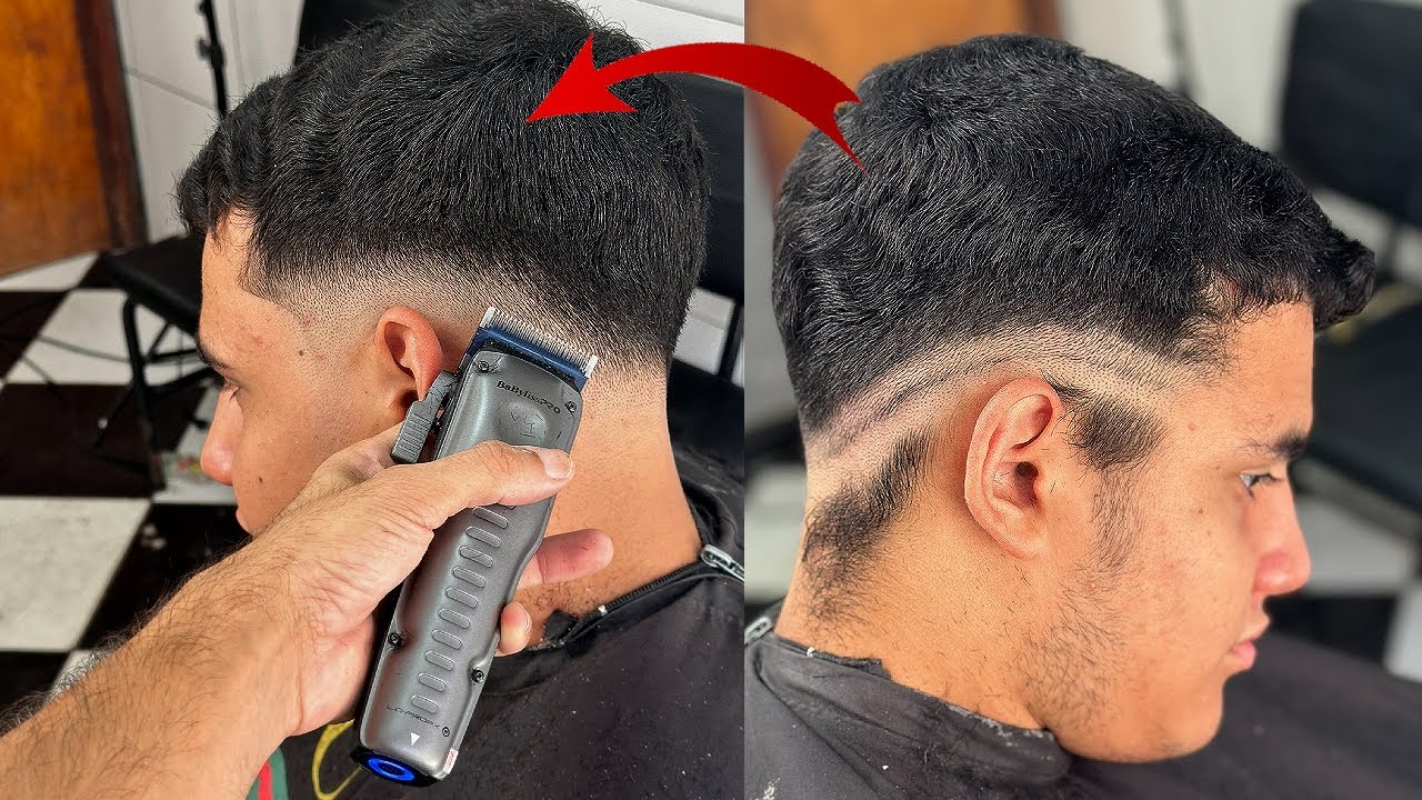 APRENDA FAZER CORTE NAVALHADO E CONECTAR NA TESOURA COM BARBEARIA CFG ...
