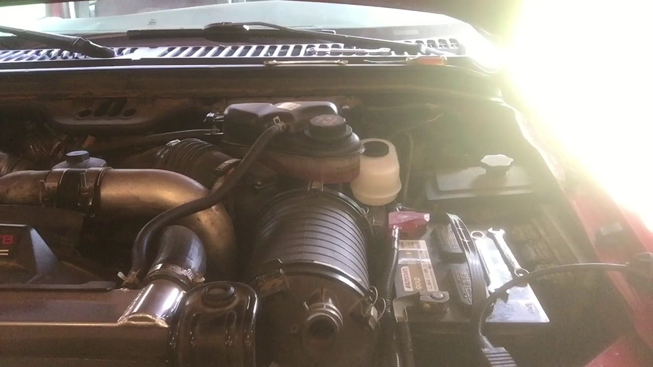 04 f 350 master cylinder replacement YouTube