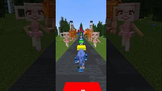Speed walk Obby and the End is Crazy 💀 #minecraft