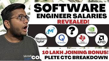 Embedded Software Engineer Salaries Revealed | CTC Breakdown | Qualcomm | NVIDIA | TI | AMD 🔥
