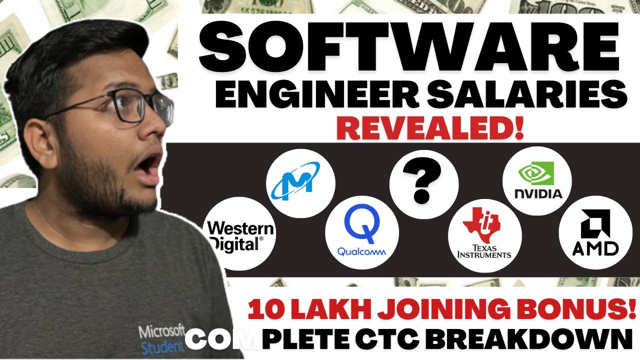 Embedded Software Engineer Salaries Revealed | CTC Breakdown | Qualcomm |  NVIDIA | TI | AMD 🔥 - YouTube