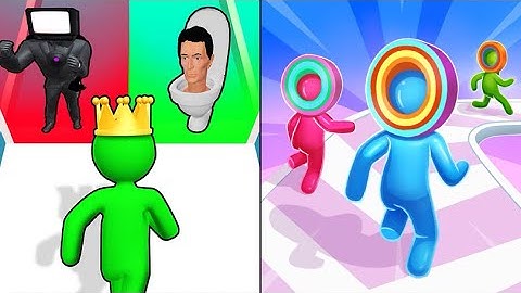 PLAY GAME: GIANT RUSH VS NOOB LAYER MAN 3D ⚫️New Levels Big New Update Max iOS Gameplay. LEVEL 8888