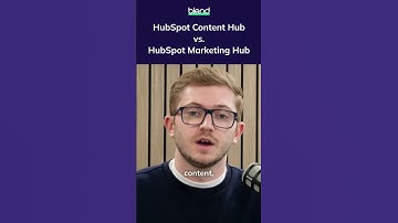 HubSpot Content Hub vs. Marketing Hub #hubspot #hubspotcontenthub #hubspotmarketing #shorts