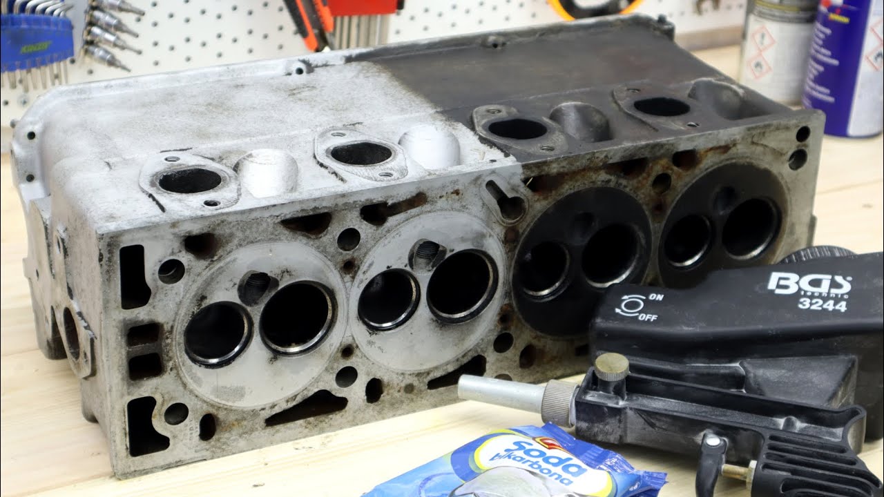 Soda Blasting with Regular Baking Soda DIY