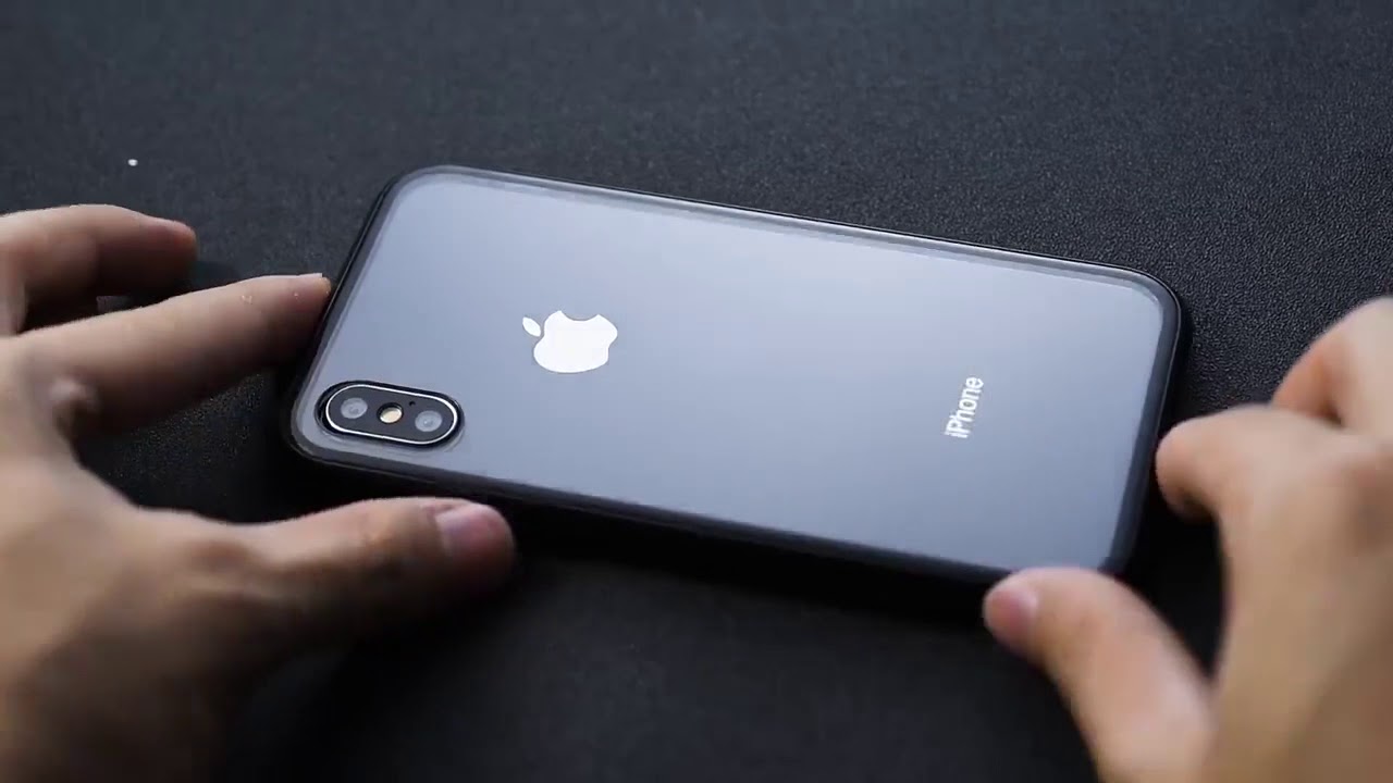 CAFELE Magnetic Case metal edge Tempered Glass Ultra Thin Transparent Glass For iPhone X 10