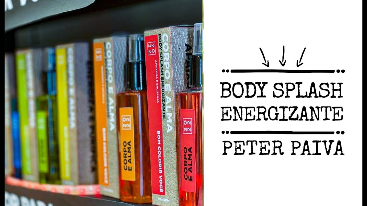 Body Splash Energizante - Peter Paiva