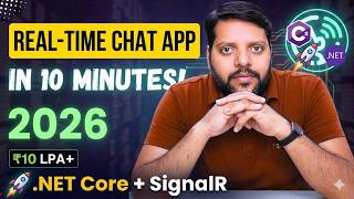 Build Real-Time Chat App in .NET Core 🔥 | SignalR Project Step-by-Step