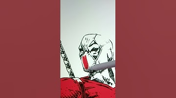 How To Draw Deadpool Comics Style