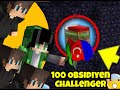 100 Obsidyen Challenge l Minecraft Bedwars 1 Bölüm