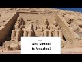 Abu Simbel is awesome!  Tour with G Adventures October 2018