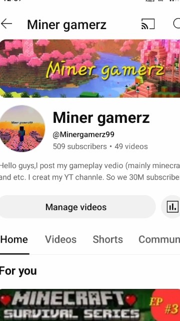 500 subscriber congratulations guys #minecraft #shotsfeed #shortviral ...