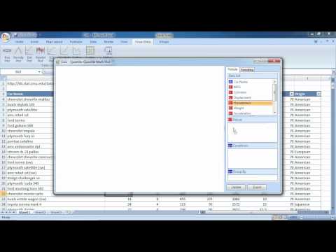 Excel Quantile-Quantile Math Plot