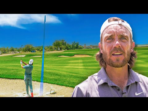 Practicing the Hardest Shot in Golf