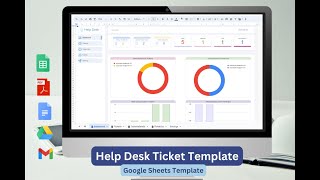 Help Desk Ticket Template in Google Sheets Google Sheets Template Help Desk Ticket Tracker