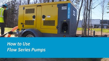 How to Use | Atlas Copco Flow Series Pumps | Atlas Copco Power Technique NA