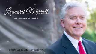 Distinguished Alumni 2015, Leonard Merrell