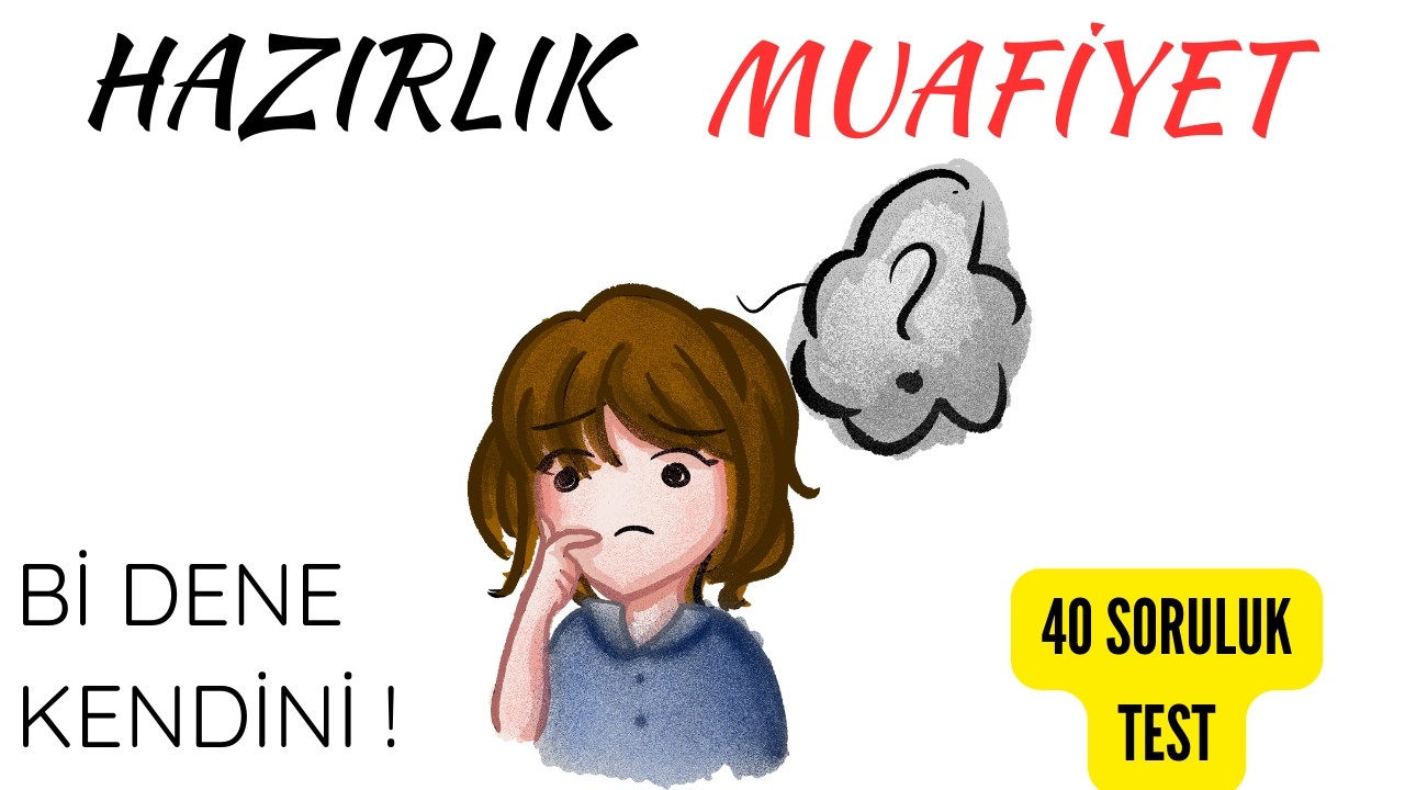 İNGİLİZCE HAZIRLIK MUAFİYET  #muafiyetdenemesınavı DENEME SINAVI