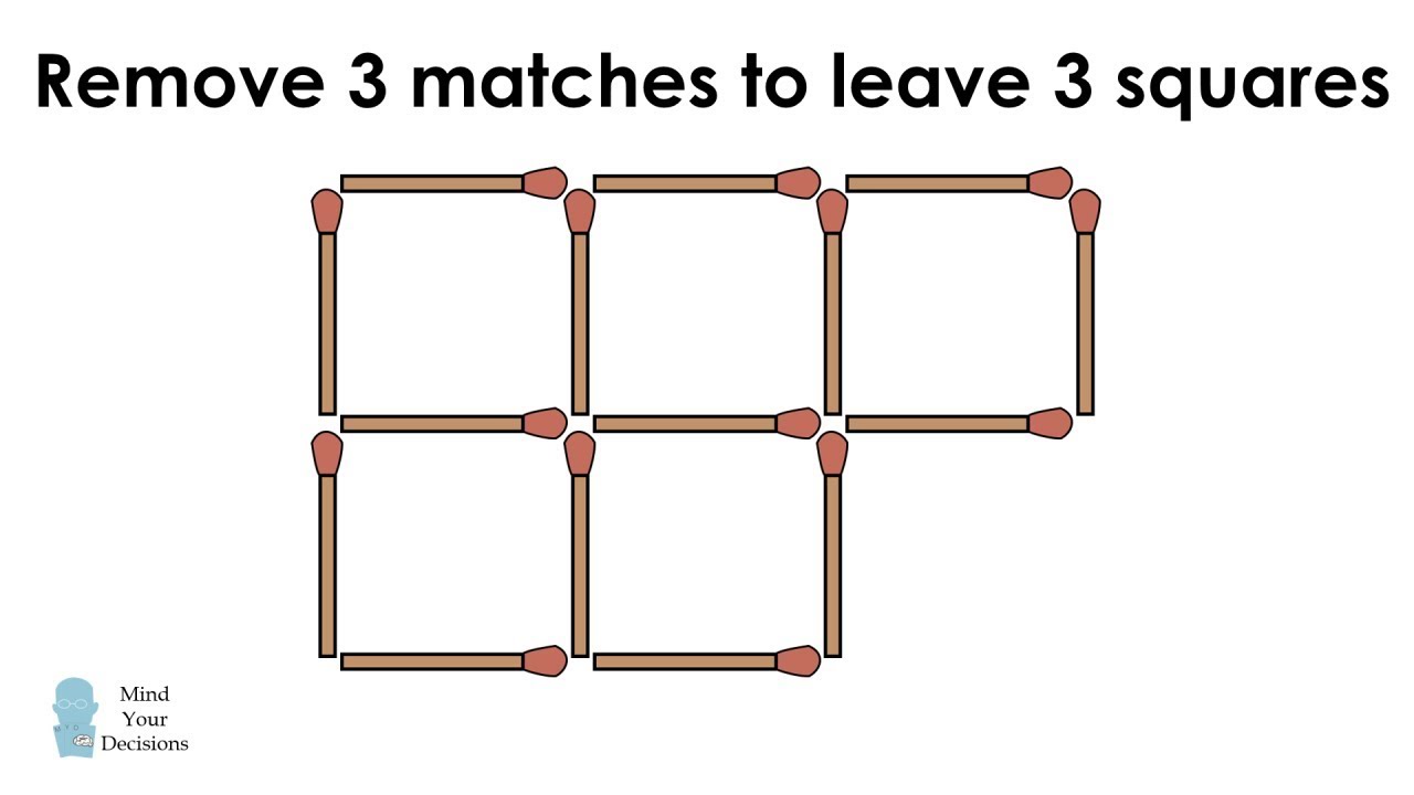 Math Matchstick Puzzles with Answers PDF + Online