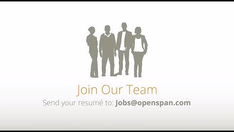 Why Join the OpenSpan Team - Employee video 2014